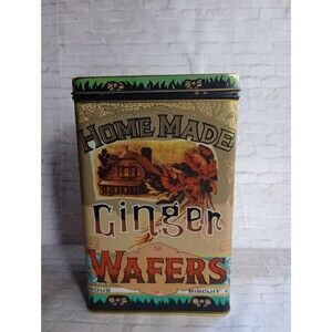 Bristol Ware Collectible Tin | Homemade Ginger Wafers | Cottage Core Gift Idea
